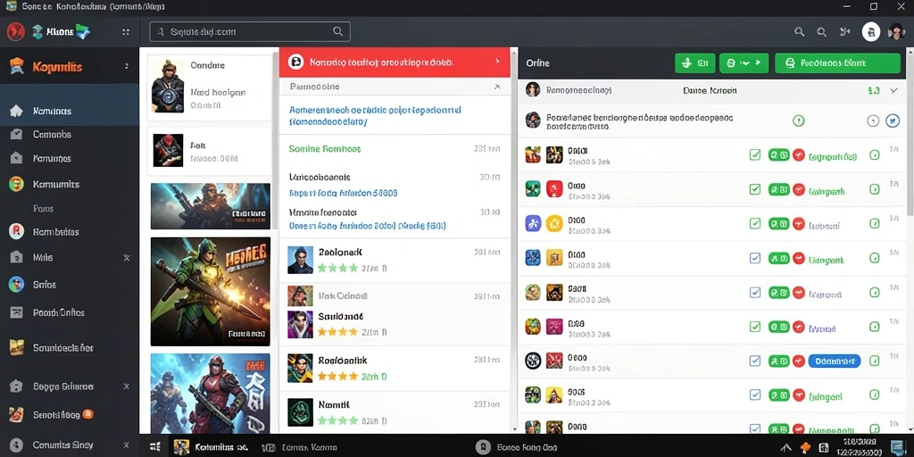 Screenshot menunjukkan tampilan antarmuka yang menarik.
