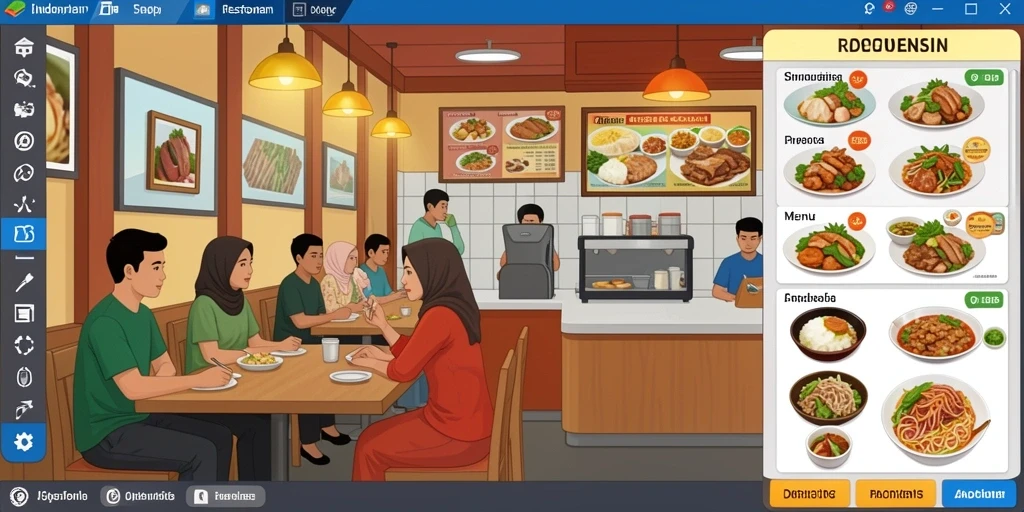 Tampilan antarmuka yang ramah pengguna.