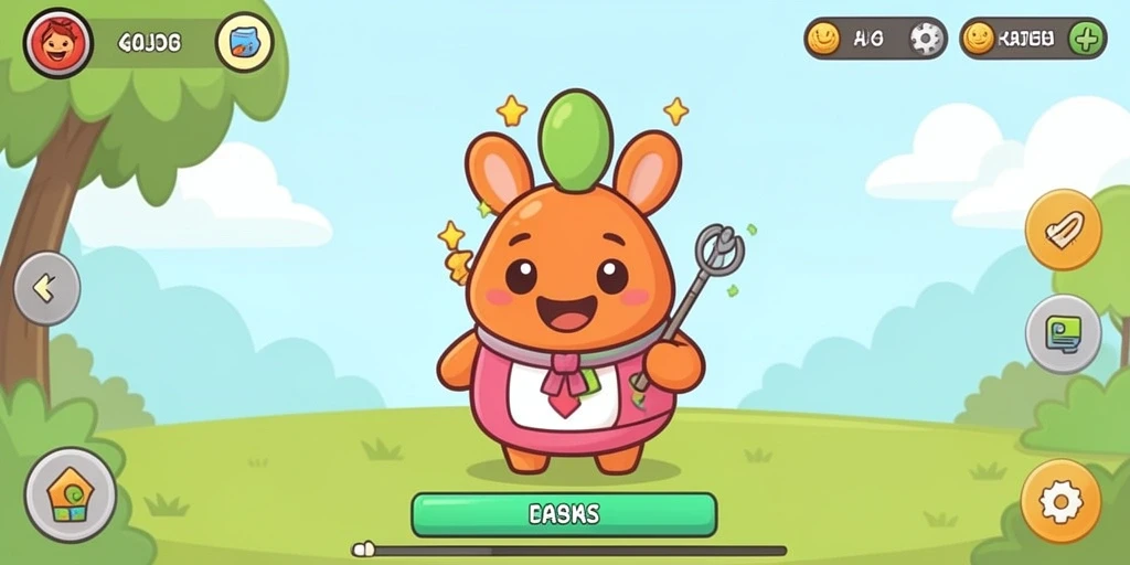 Tampilan awal game BINTANGMPO yang menarik.