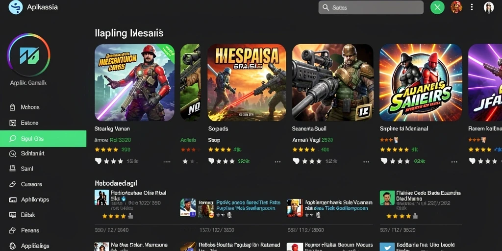 Tampilan awal yang memukau dengan desain yang menarik.