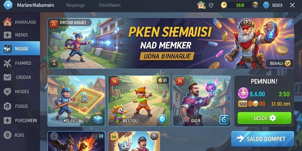 Tampilan antarmuka yang menarik dan mudah digunakan.