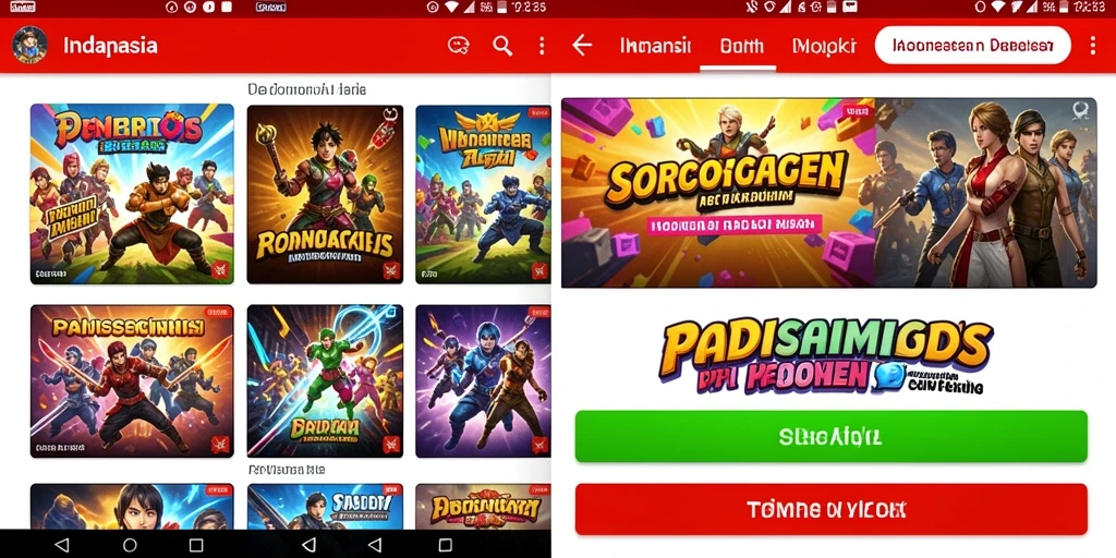 Tampilan awal yang memukau dan menarik.