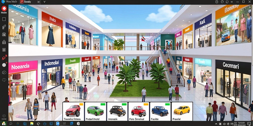 Tampilan utama aplikasi dengan desain yang menarik.