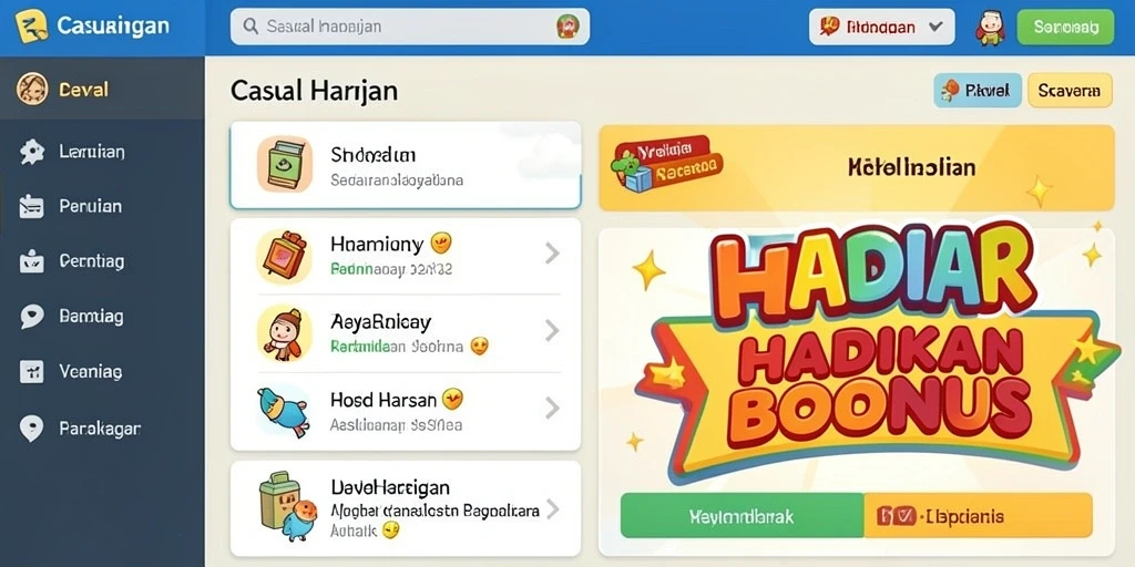Tampilan antarmuka yang mudah digunakan dan menarik.
