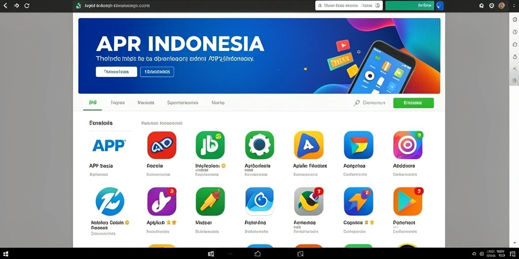 Tampilan menu utama yang menarik dan mudah dinavigasi.