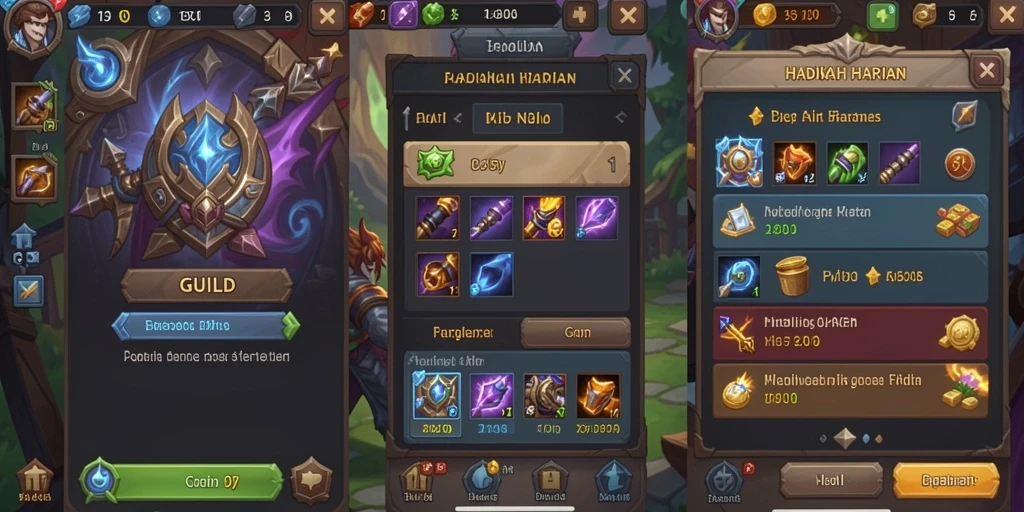 Screenshot menampilkan berbagai tema permainan slot yang menarik.
