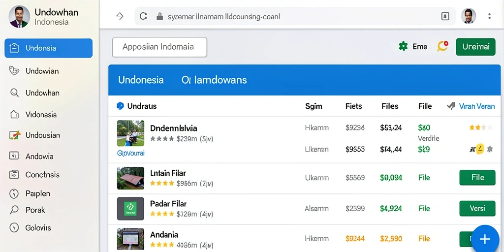 Tampilan antarmuka yang user-friendly.