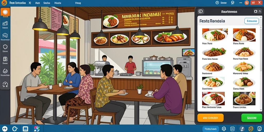 Tampilan antarmuka yang menarik dan mudah digunakan.
