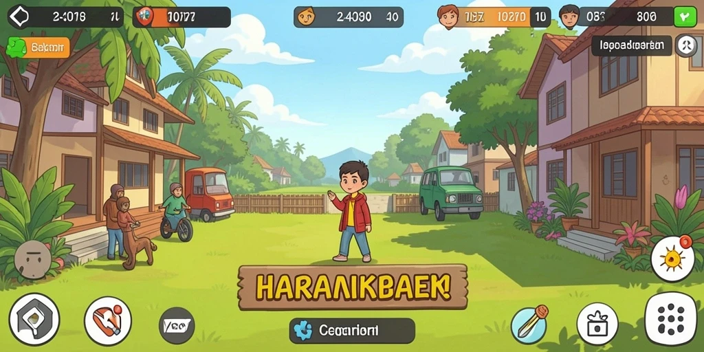 Tampilan utama aplikasinya yang menarik dan mudah dinavigasi.