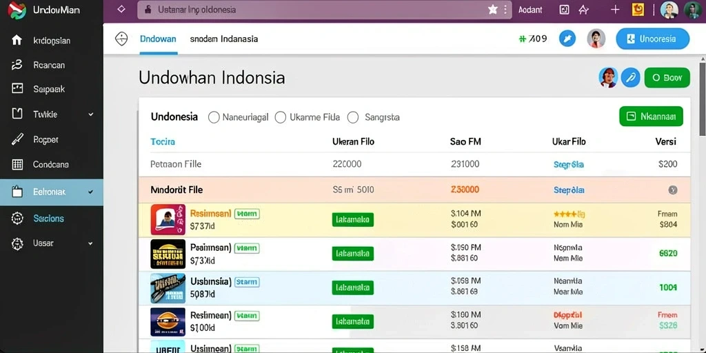 Antarmuka pengguna yang intuitif dan menarik.
